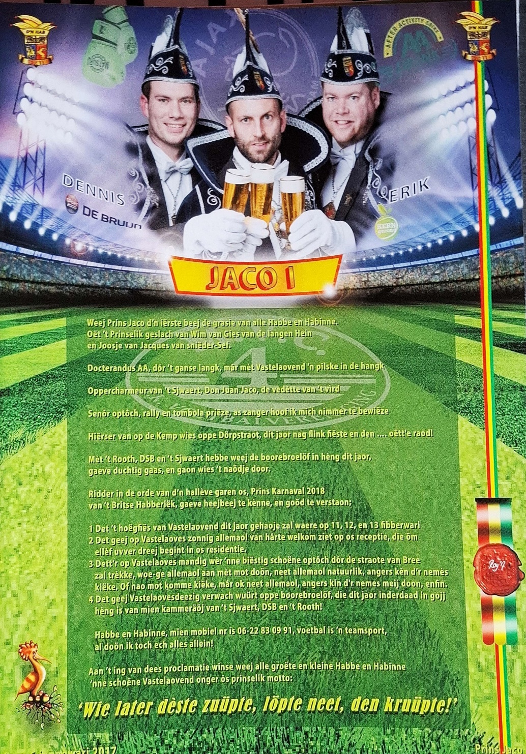 Proklamasie Prins Jaco 1e