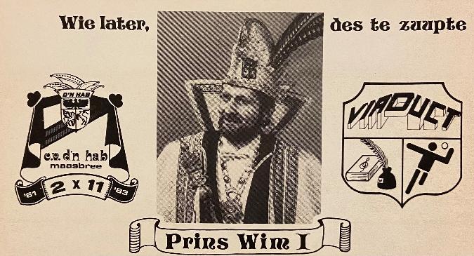 Sticker Prins Wim 1e