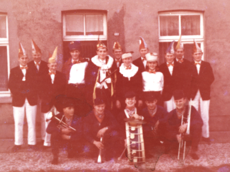 Groepsfoto trio CV D’n Hab en Gezelschap 1961